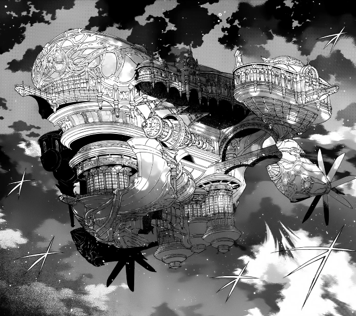 La Baleine, aéronef dans le manga Les mémoires de Vanitas